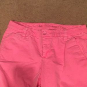 Pink capri pants